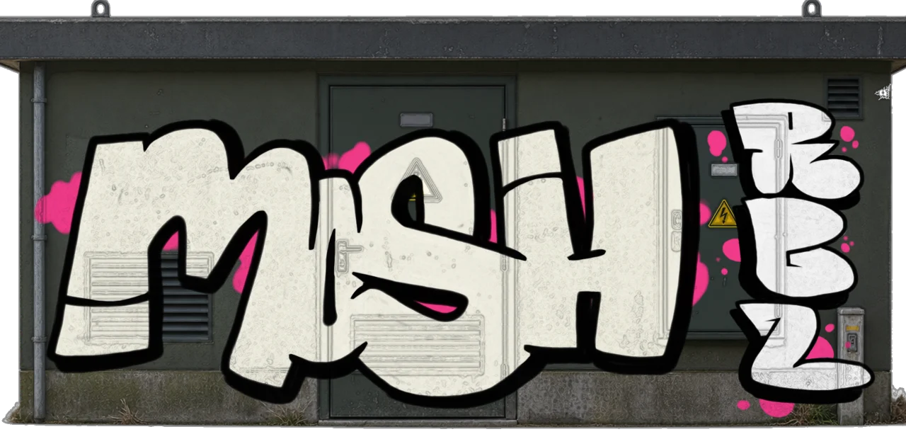 Digital graffiti by RGL on Electrical Object