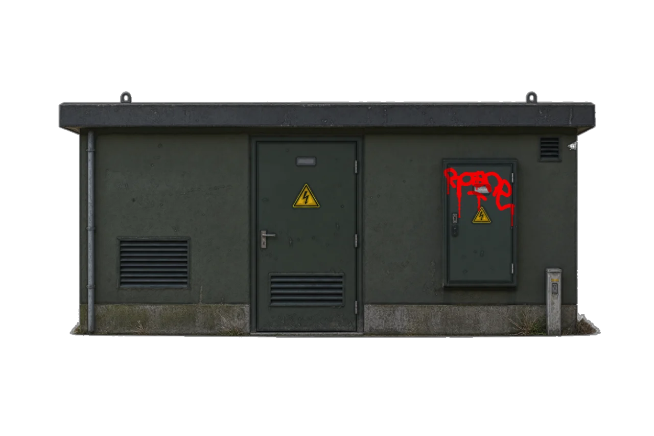 Digital graffiti by Roane on Electrical Object
