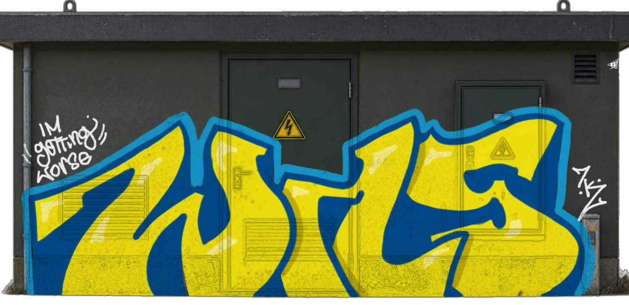 Digital graffiti by Wils1 on Electrical Object