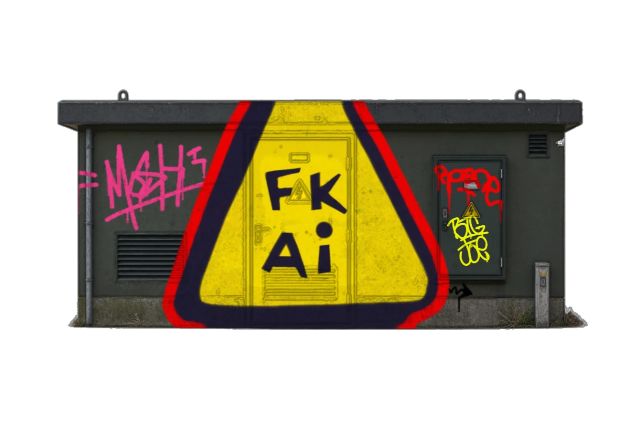 Digital graffiti by BIG JOE on Electrical Object