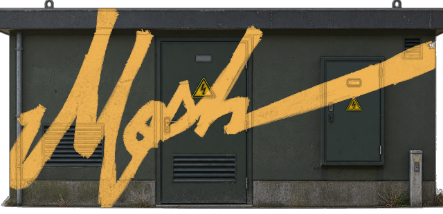 Digital graffiti by MOSH on Electrical Object