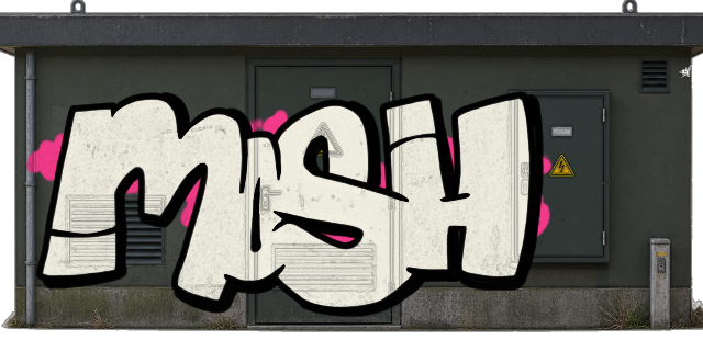 Digital graffiti by MOSH on Electrical Object