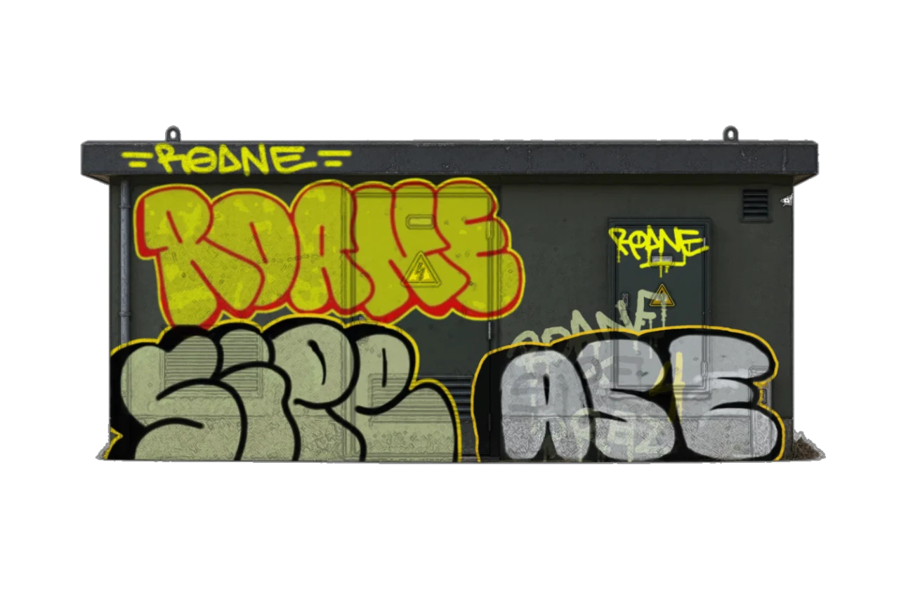 Digital graffiti by RGL on Electrical Object