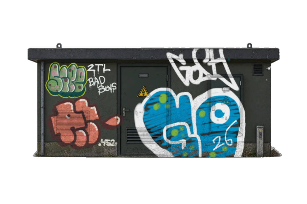 Digital graffiti by GovnoRicko on Electrical Object