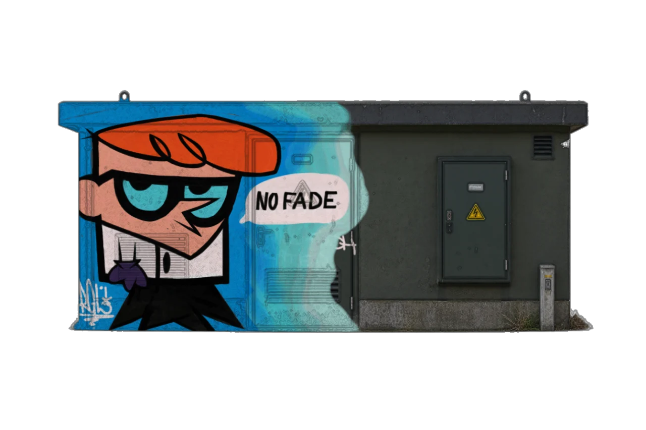 Digital graffiti by RGL on Electrical Object