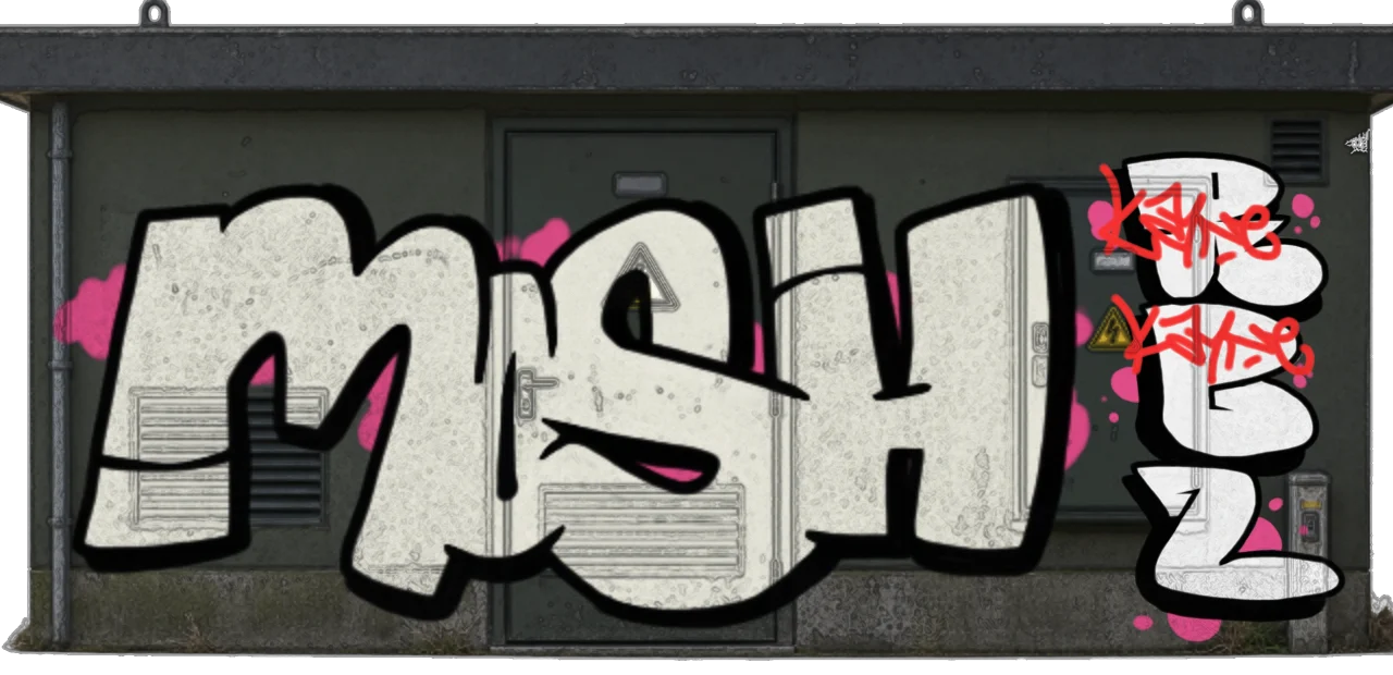 Digital graffiti by kayne on Electrical Object