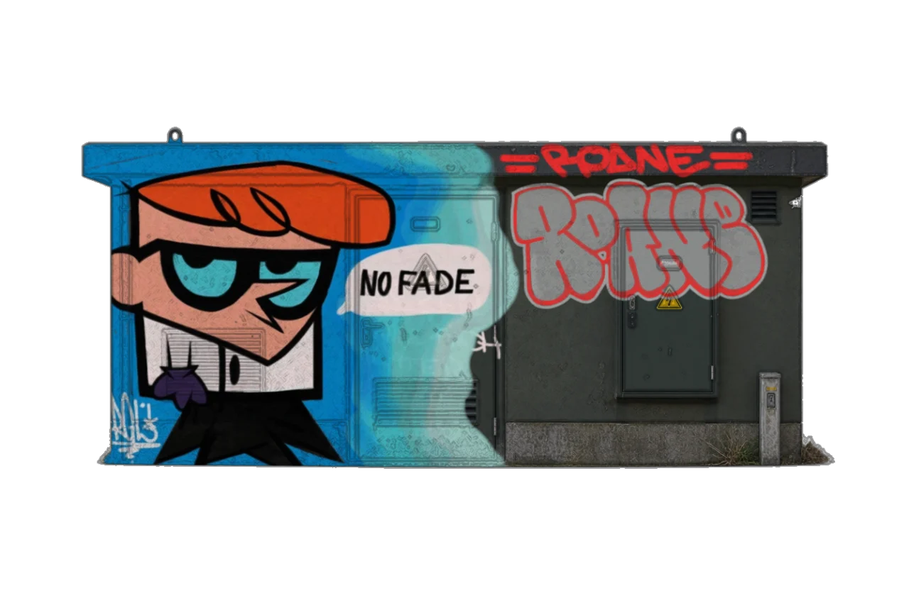 Digital graffiti by Roane on Electrical Object