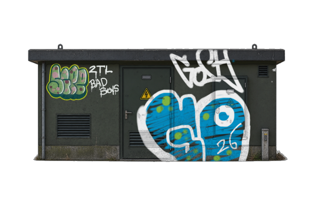 Digital graffiti by Gost on Electrical Object