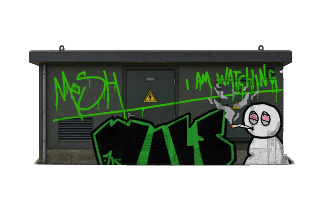 Digital graffiti by Wils1 on Electrical Object