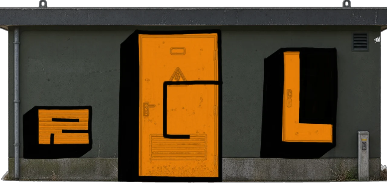 Digital graffiti by RGL on Electrical Object