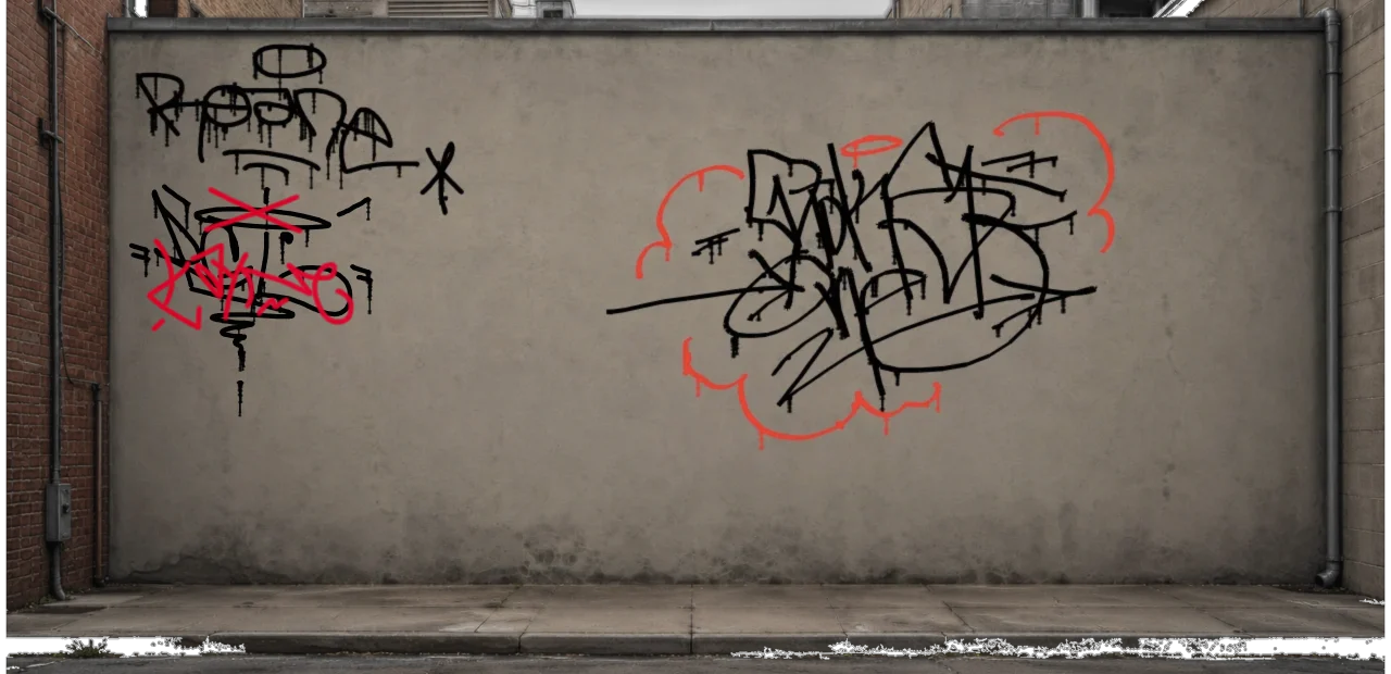 Digital graffiti by kayne on Wall 3