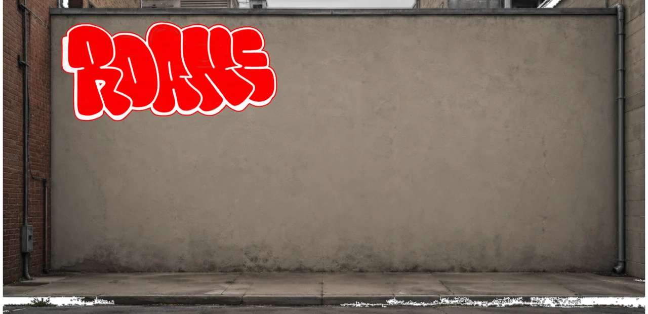 Digital graffiti by Roane on Wall 3