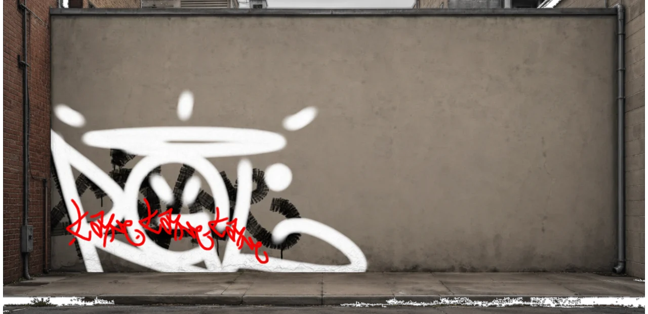 Digital graffiti by kyn on Wall 3