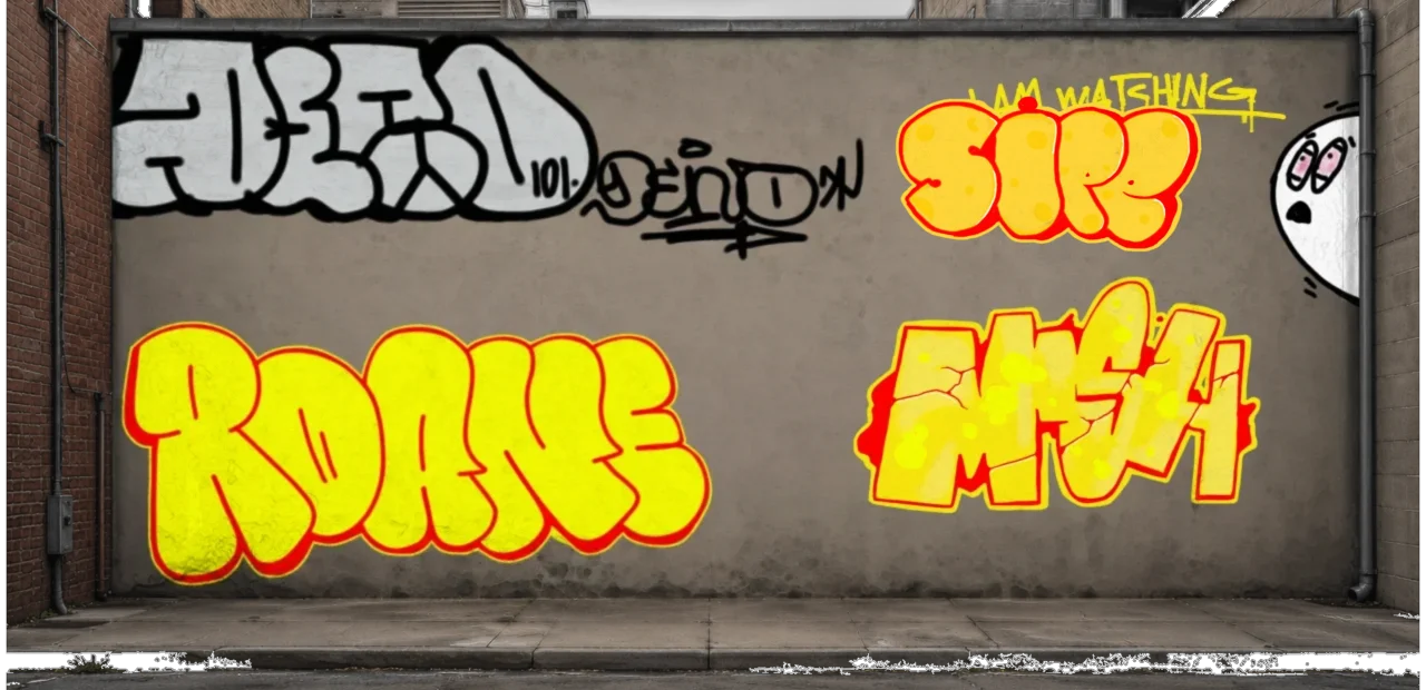 Digital graffiti by SIPE2 on Wall 3