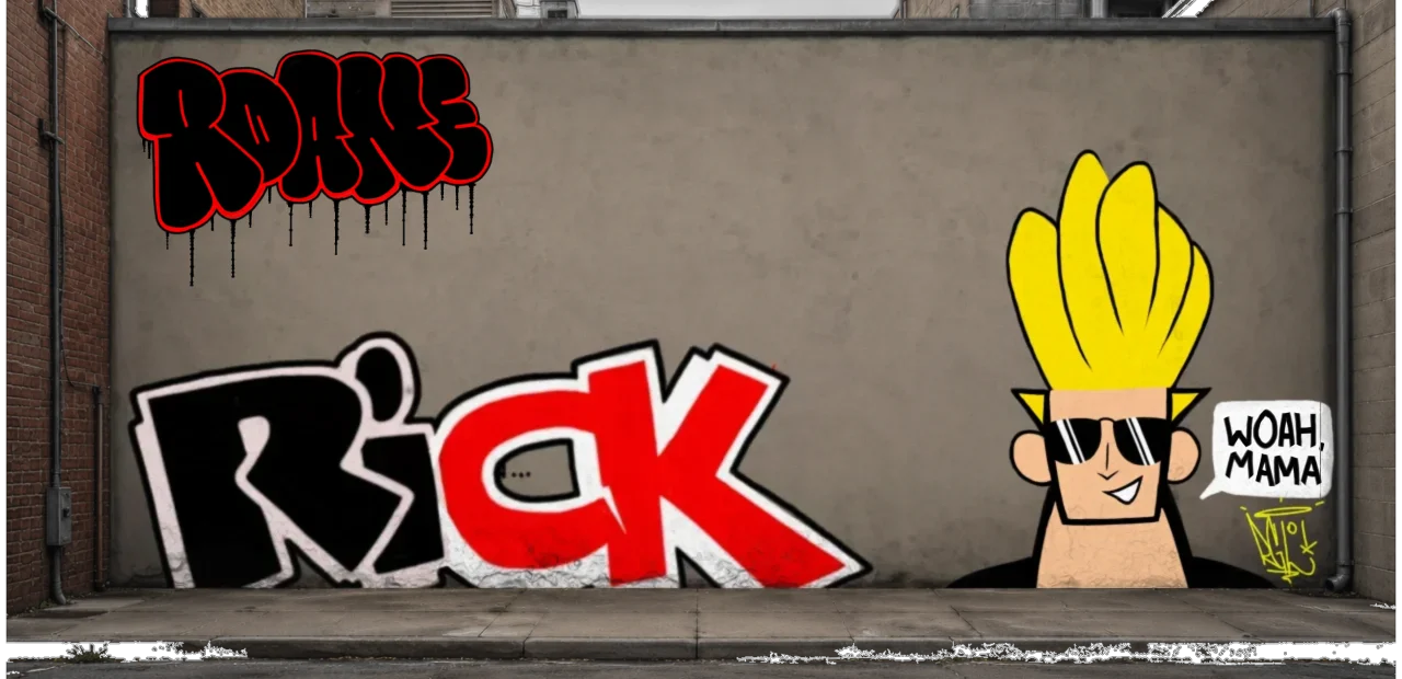 Digital graffiti by Roane on Wall 3