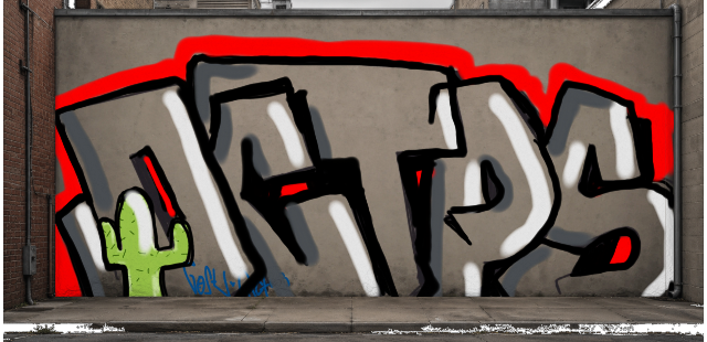 Digital graffiti by Fore12 on Wall 3