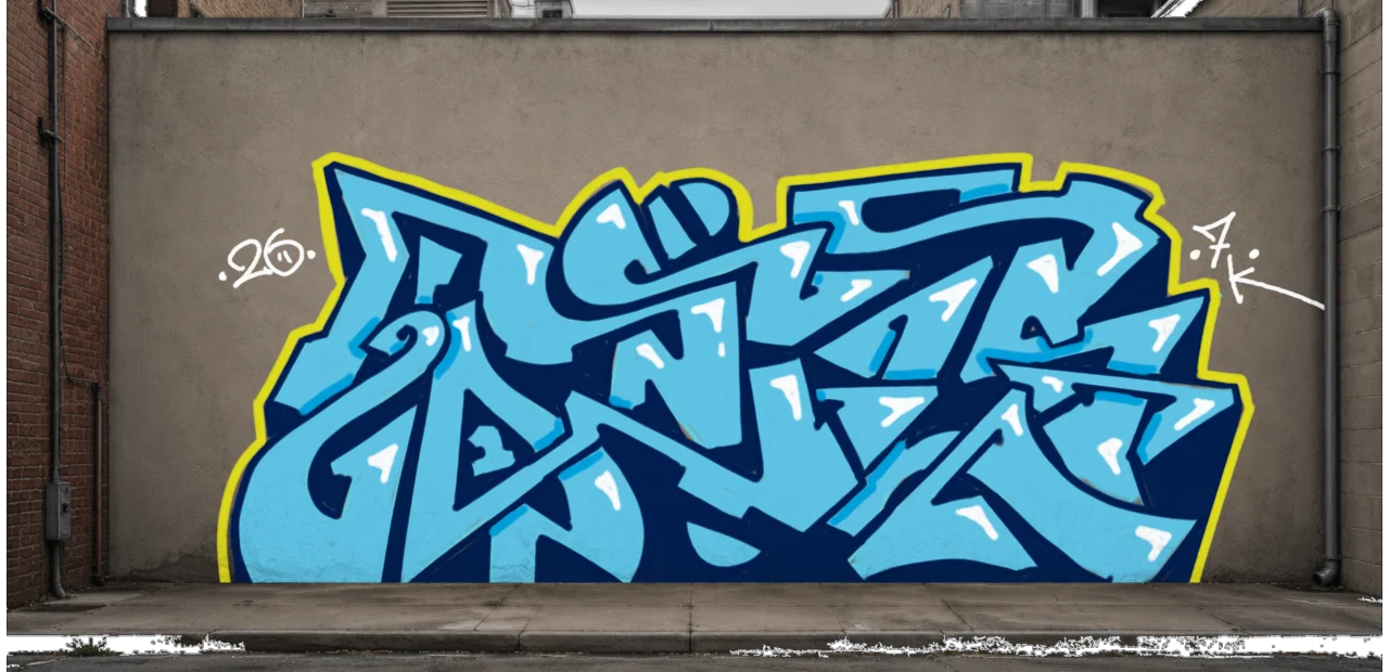 Digital graffiti by Wils1 on Wall 3