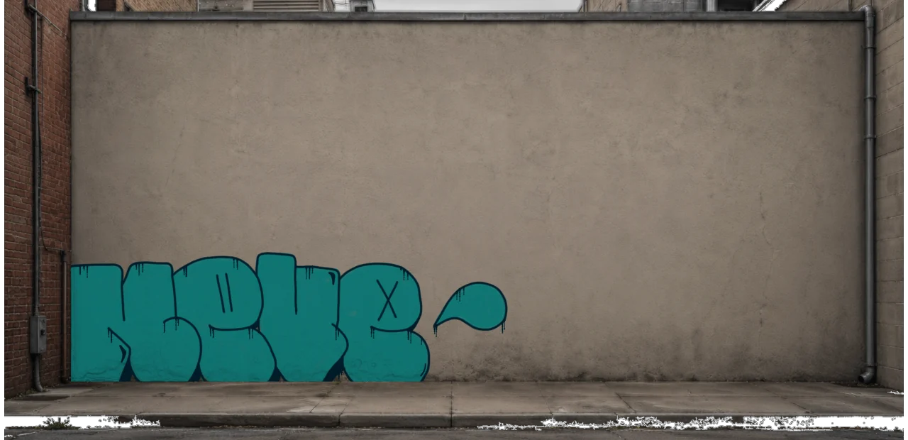 Digital graffiti by NEVE on Wall 3