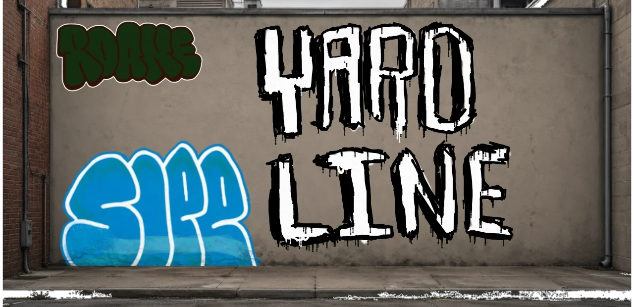 Digital graffiti by Roane on Wall 3