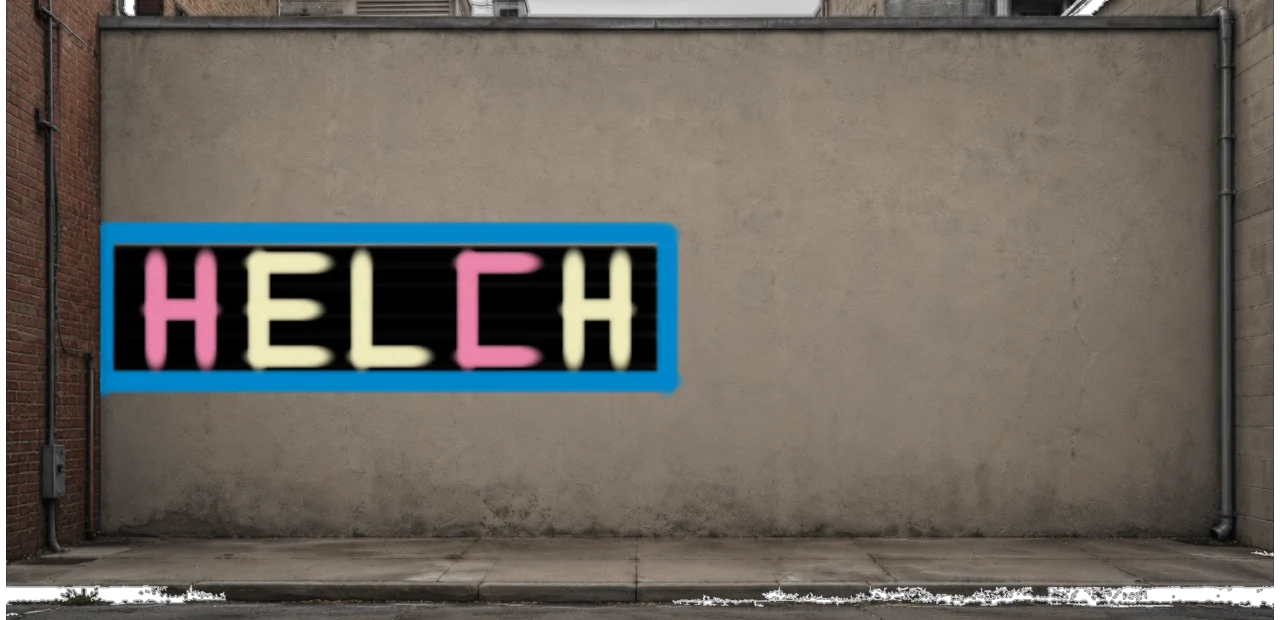 Digital graffiti by YERRY on Wall 3