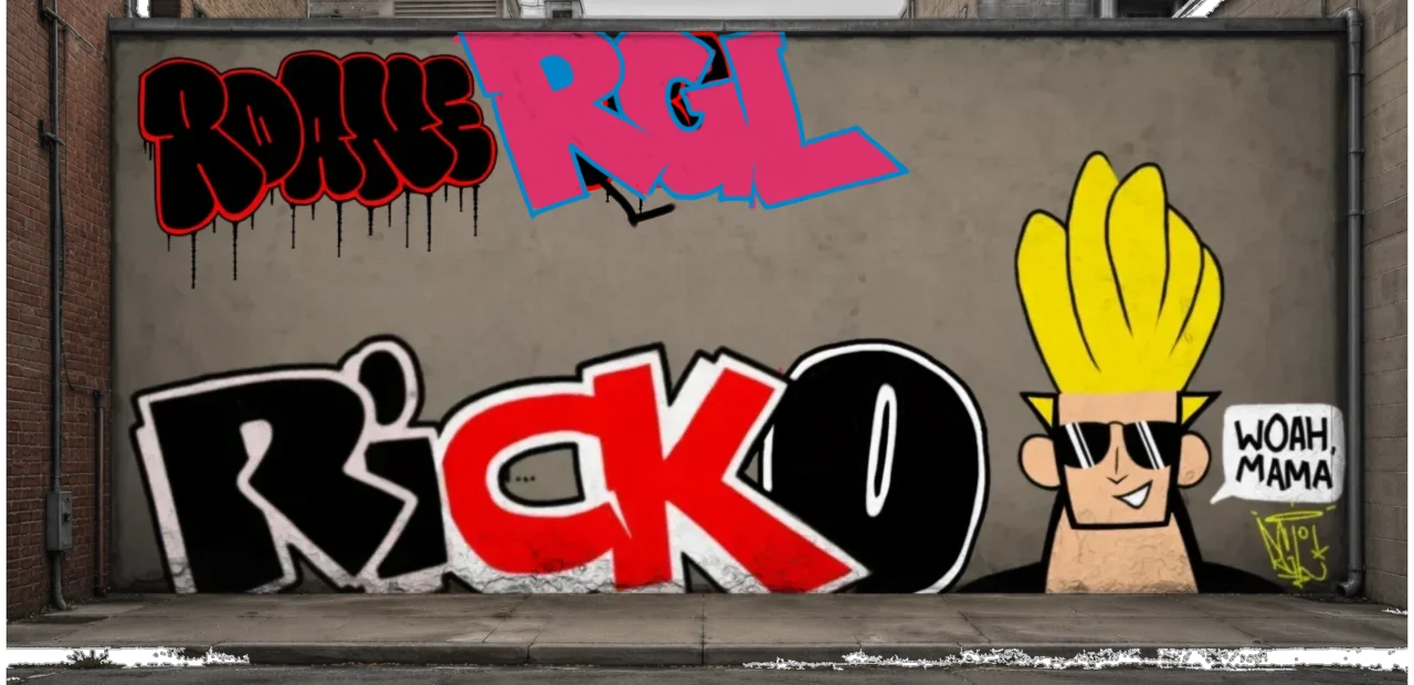 Digital graffiti by RGL on Wall 3