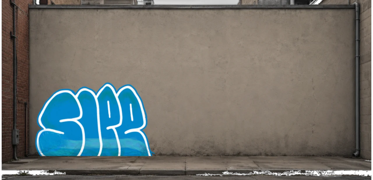 Digital graffiti by SIPE2 on Wall 3