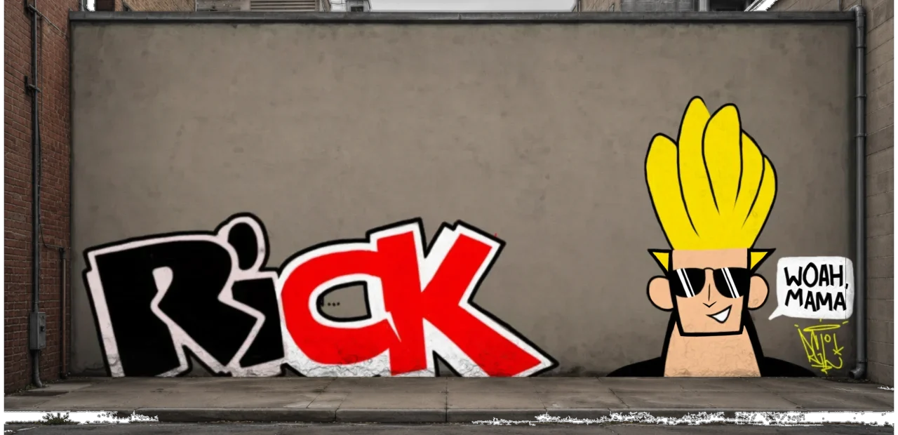 Digital graffiti by RGL on Wall 3