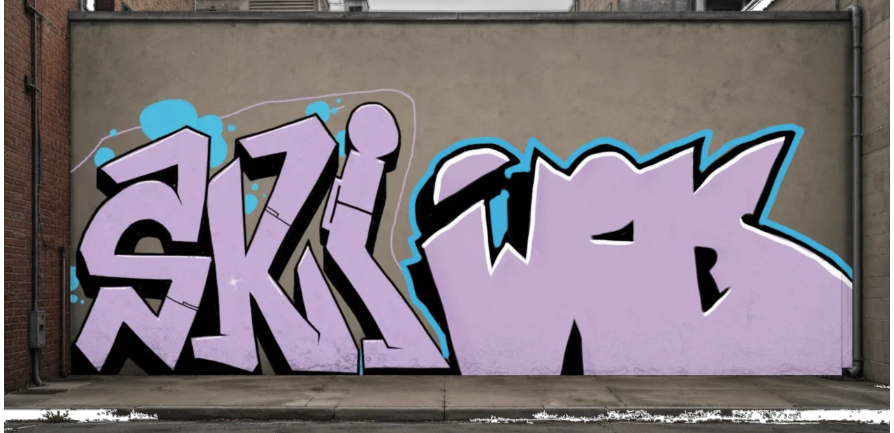 Digital graffiti by Wils1 on Wall 3