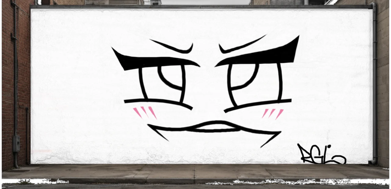 Digital graffiti by RGL on Wall 3