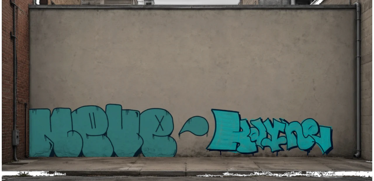 Digital graffiti by NEVE on Wall 3