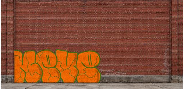 Digital graffiti by NEVE on Wall 4