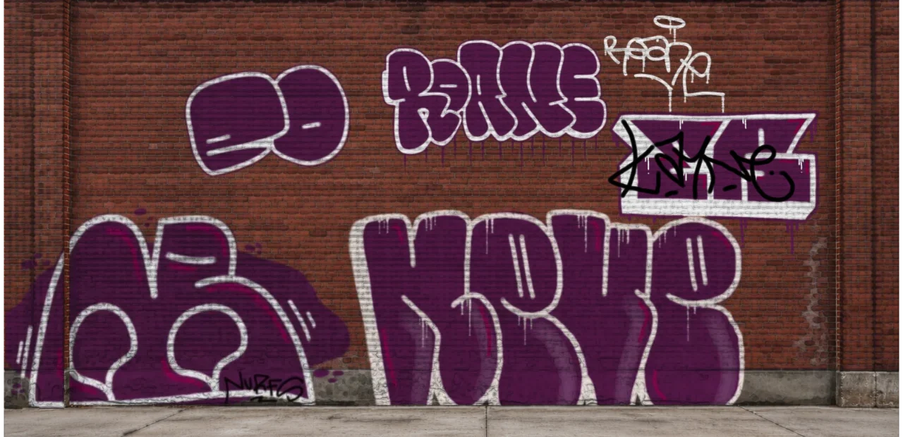 Digital graffiti by kyn on Wall 4