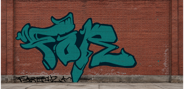 Digital graffiti by Fore12 on Wall 4