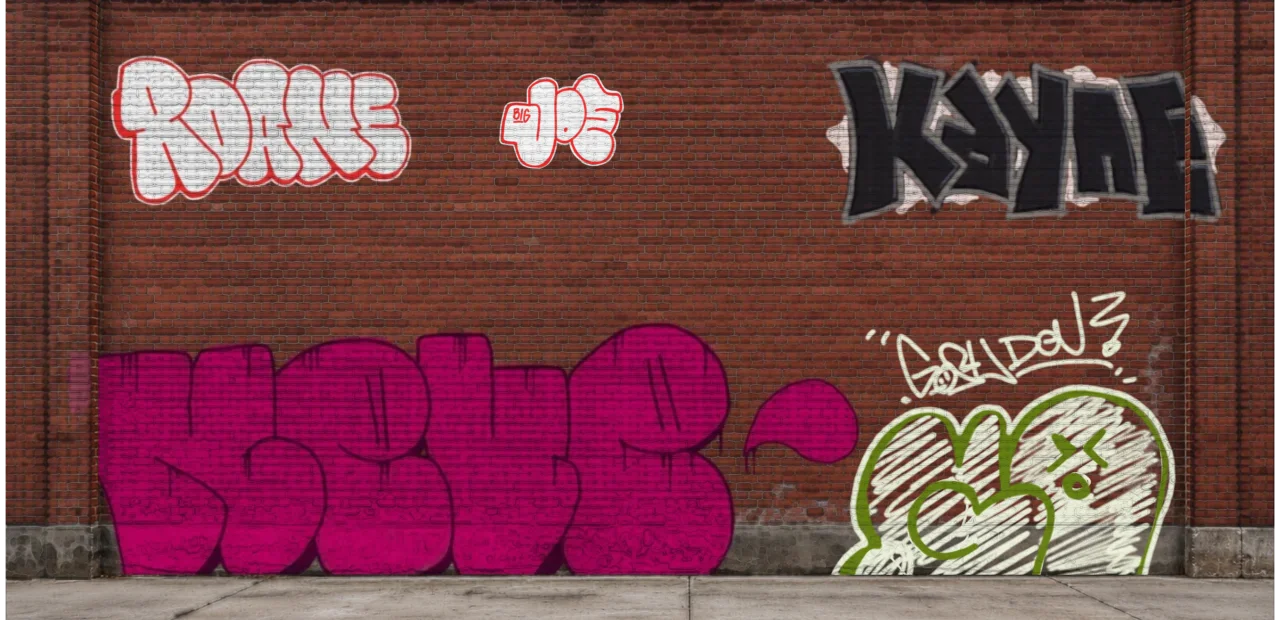 Digital graffiti by BIG JOE on Wall 4