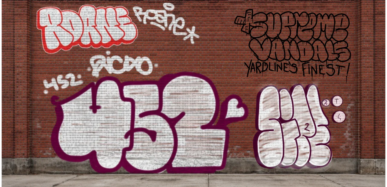 Digital graffiti by SIPE2 on Wall 4
