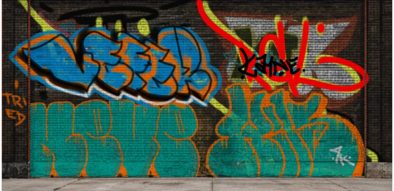 Digital graffiti by kyn on Wall 4