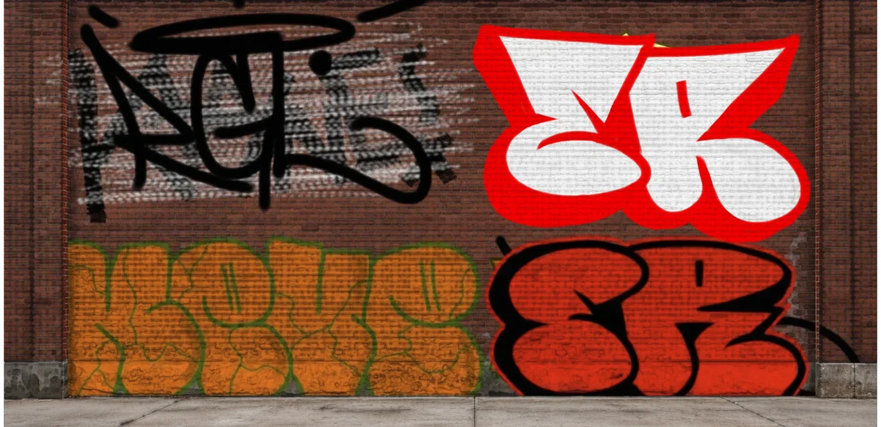 Digital graffiti by RGL on Wall 4