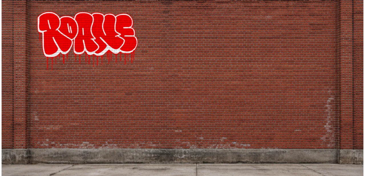Digital graffiti by Roane on Wall 4