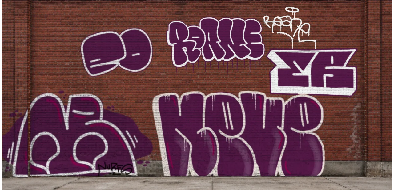 Digital graffiti by RGL on Wall 4