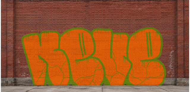 Digital graffiti by NEVE on Wall 4