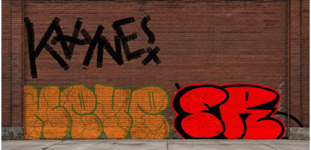 Digital graffiti by kyn on Wall 4