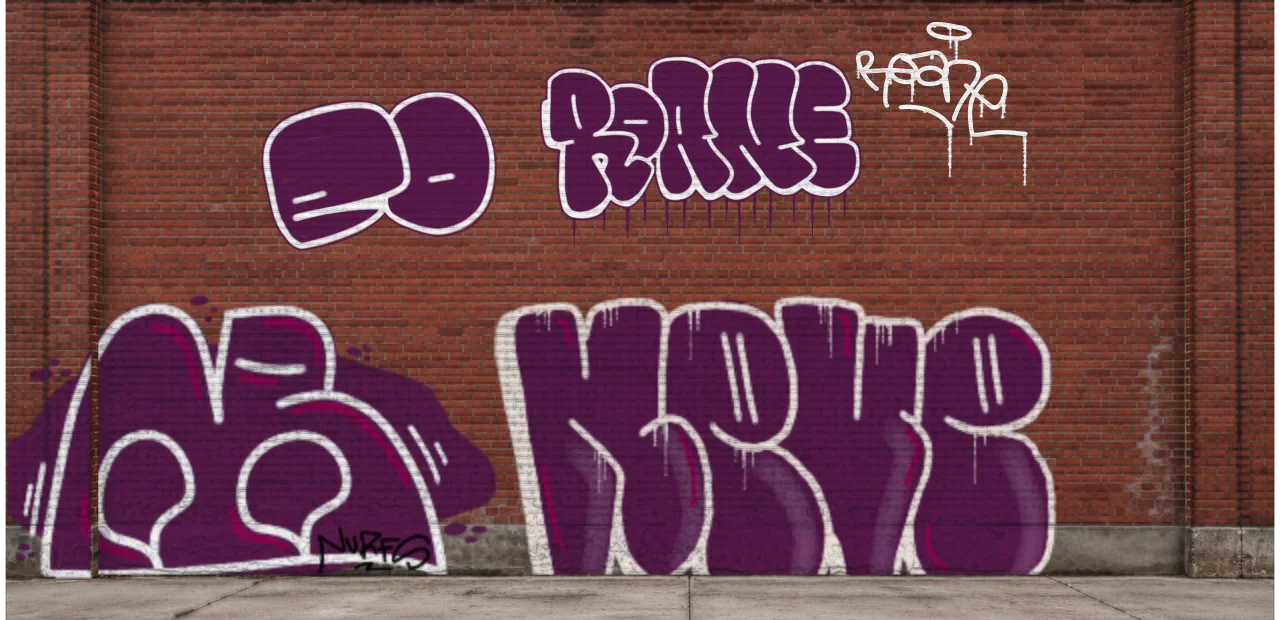 Digital graffiti by Roane on Wall 4