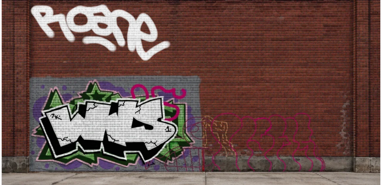Digital graffiti by Roane on Wall 4