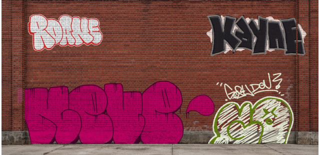Digital graffiti by Gost on Wall 4