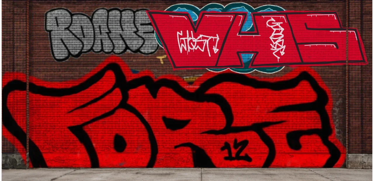 Digital graffiti by GHOST on Wall 4