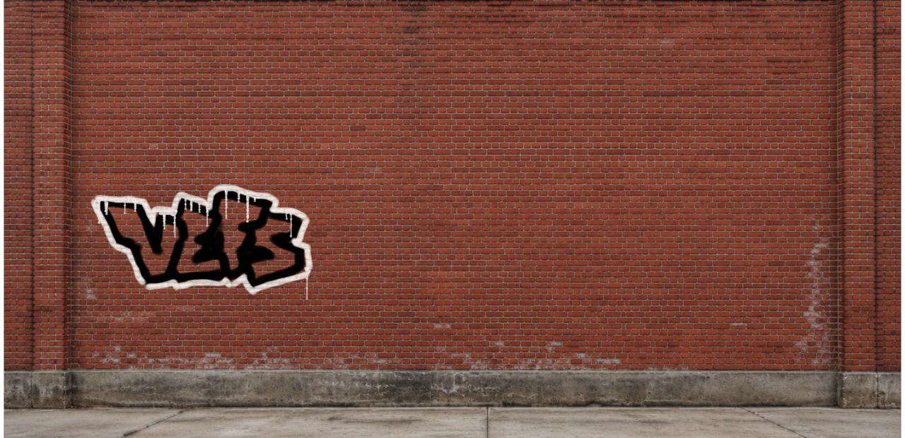 Digital graffiti by Verfer on Wall 4