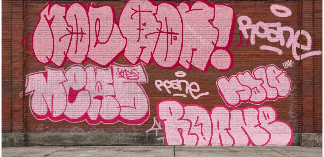 Digital graffiti by Roane on Wall 4