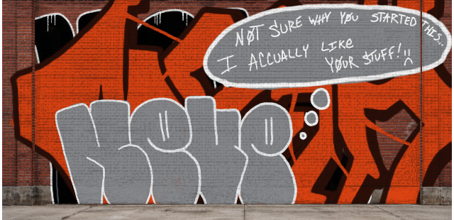 Digital graffiti by NEVE on Wall 4