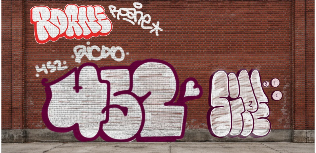 Digital graffiti by SIPE2 on Wall 4