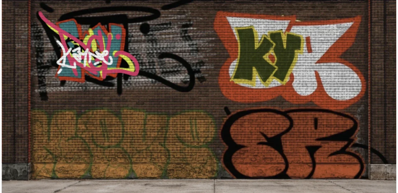 Digital graffiti by kayne on Wall 4